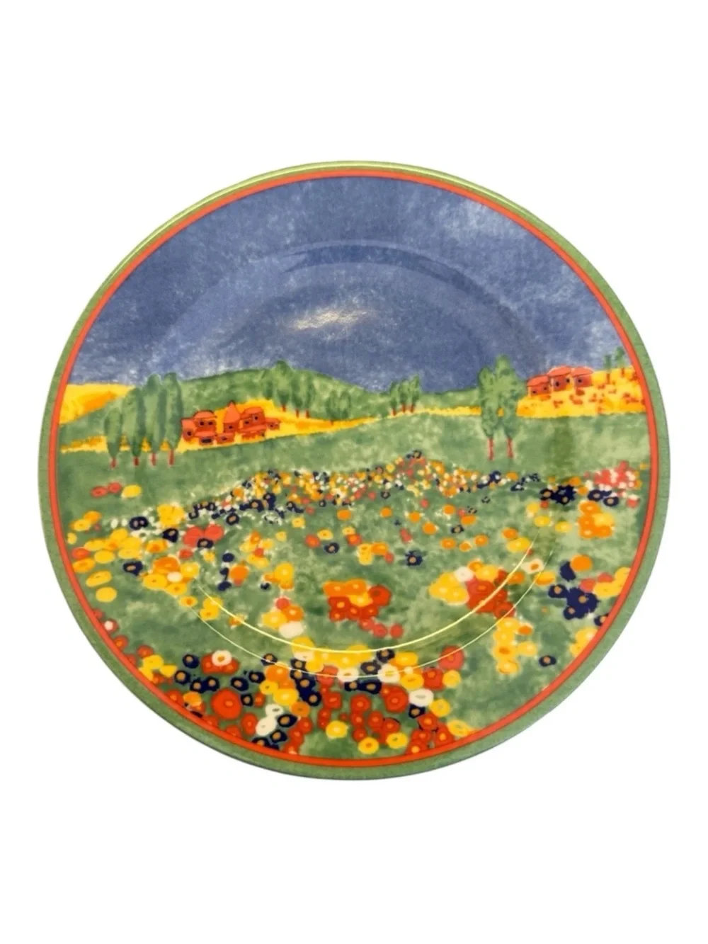 Vintage Villeroy & Bach “Key Grande” 6 Salad Plates, Tipo Viva Monet Collection